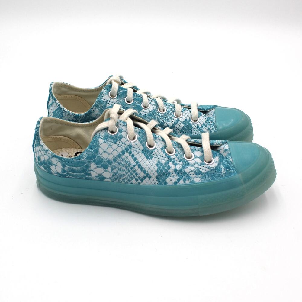 Converse X Golf Wang Chuck 70 Low Top Sneakers Womens 8.5 Blue Python Unisex